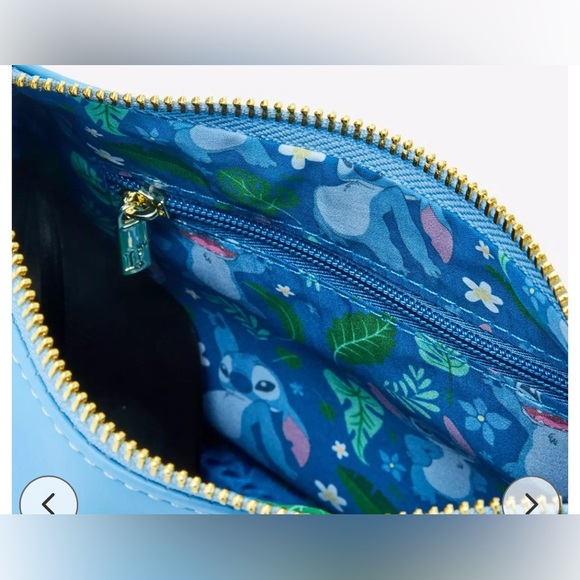 Loungefly Disney Lilo & Stitch Corduroy Shoulder Bag - BoxLunch Exclusive - Picture 4 of 4